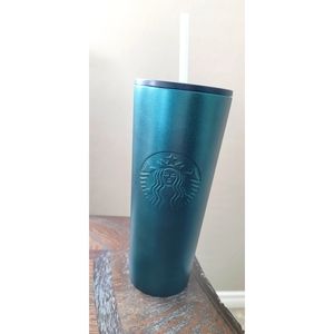 Teal Pearl Stainless Steel Cold Cup 24oz